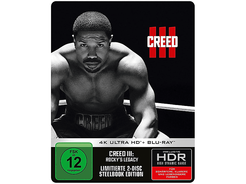Creed III: Rocky's Legacy Limitiertes SteelBook 4K Ultra HD Blu-ray + Creed III: Rocky's Legacy Limitiertes SteelBook 4K Ultra HD Blu-ray + von WBHE