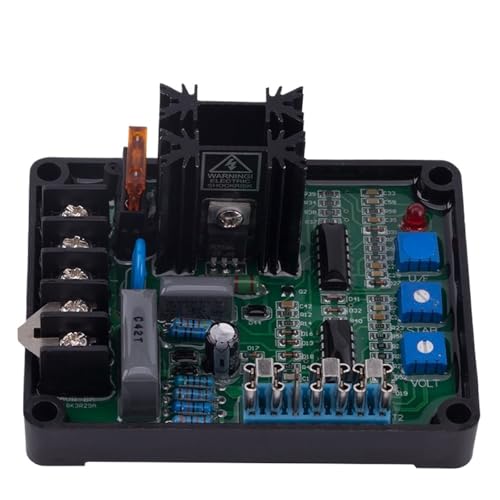 GAVR-8A AVR Generator Automatisches Spannungsreglermodul Universeller bürstenloser Dieselgenerator-Leistungsstabilisator 8A(Brown) von WBQZMPEF