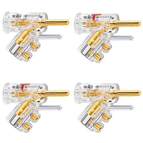 WBT-0610 Cu nextgen Bananenstecker 4er-Set | Kennfarbe: 2xrot/2xweiß (mit Torx-Schlüssel) von WBT