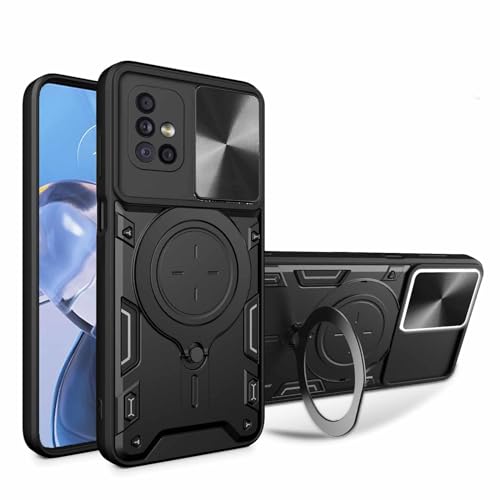 WBWONE Hülle für Samsung Galaxy A71, TPU/PC Stoßfest Schutzhülle Handyhülle mit Unsichtbarer Ringhalter Und Verschiebbare Kameraabdeckung, Schwarz WBWONE Hülle für Samsung Galaxy A71, TPU/PC Stoßfest Schutzhülle Handyhülle mit Unsichtbarer Ringhalter Und Verschiebbare Kameraabdeckung, Schwarz von WBWONE