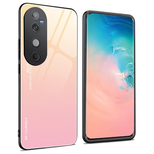 WBWONE Hülle für VIVO V40 5G, Handyhülle Weich Silikon TPU Rahmen Farbverlauf-Glas Panzerglas Back Cover Dünn Case, Stoßfest Kratzfest Schutzhülle - 1 WBWONE Hülle für VIVO V40 5G, Handyhülle Weich Silikon TPU Rahmen Farbverlauf-Glas Panzerglas Back Cover Dünn Case, Stoßfest Kratzfest Schutzhülle - 1 von WBWONE