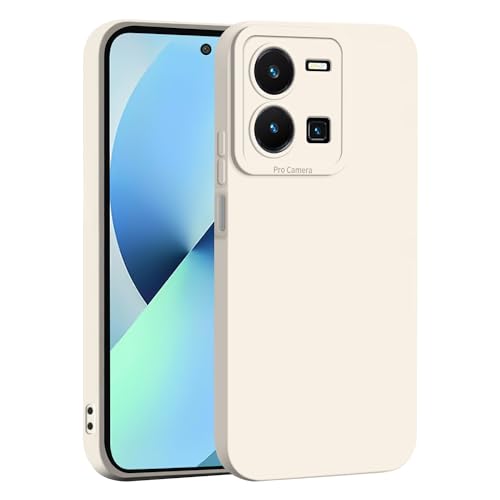 WBWONE Hülle für VIVO Y35 / Y22 / Y22s Case, Silikon Handyhülle Ultra Dünn Weiche TPU Kamera Alles Inklusive Stoßfest Schutzhülle Cover - Weiß WBWONE Hülle für VIVO Y35 / Y22 / Y22s Case, Silikon Handyhülle Ultra Dünn Weiche TPU Kamera Alles Inklusive Stoßfest Schutzhülle Cover - Weiß von WBWONE