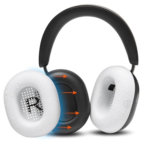 WC SweatZ Ace – Patentierte Schweißschutzpolster für kabellose Sonos Ace-Kopfhörer mit Geräuschunterdrückung von Wicked Cushions | Schweißfest und leicht waschbar | White WC SweatZ Ace – Patentierte Schweißschutzpolster für kabellose Sonos Ace-Kopfhörer mit Geräuschunterdrückung von Wicked Cushions | Schweißfest und leicht waschbar | White von WC