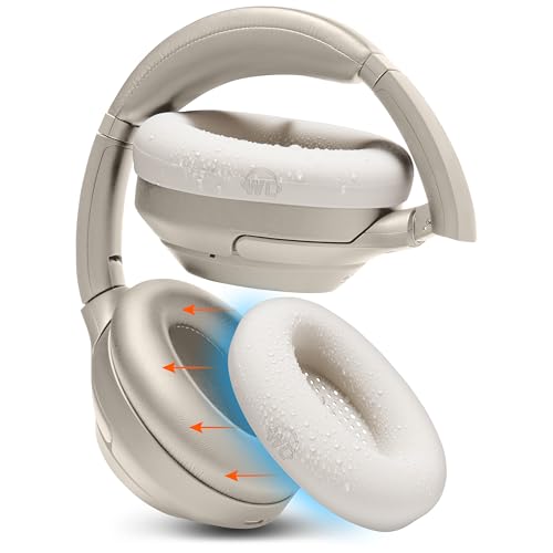 WC SweatZ XM3 – Patentierte Schweißschutz-Ohrpolster für Sony WH1000XM3 von WC | Silikon-Ohrpolster für Sony WH-1000XM3-Kopfhörer | Schweißfest und leicht waschbar | Beige WC SweatZ XM3 – Patentierte Schweißschutz-Ohrpolster für Sony WH1000XM3 von WC | Silikon-Ohrpolster für Sony WH-1000XM3-Kopfhörer | Schweißfest und leicht waschbar | Beige von WC
