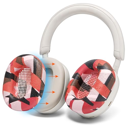 WC SweatZ XM5 – Patentierte schützende Ohrpolster für Sony WH1000XM5 von WC | Nur kompatibel mit Over-Ear-Kopfhörern Sony XM5 | Schweißfest und leicht waschbar | Red Prism WC SweatZ XM5 – Patentierte schützende Ohrpolster für Sony WH1000XM5 von WC | Nur kompatibel mit Over-Ear-Kopfhörern Sony XM5 | Schweißfest und leicht waschbar | Red Prism von WC