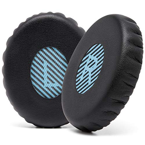 WC Wicked Cushions Ersatz-Ohrpolster für Bose On-Ear 2 (OE2 & OE2i) Kopfhörer – Für Bose SoundTrue & SoundLink On-Ear (OE) Kopfhörer – Weicheres Leder, luxuriöser Memory-Schaum, zusätzliche Dicke von WC