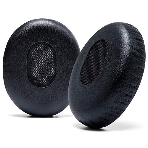 WC Wicked Cushions Ersatz-Ohrpolster für Bose QuietComfort 3 - Extra strapazierfähiges Leder, weicherer Memory Foam, zusätzliche Dicke - Kompatibel mit Bose QC3 ON-Ear Headphones | Schwarz von WC