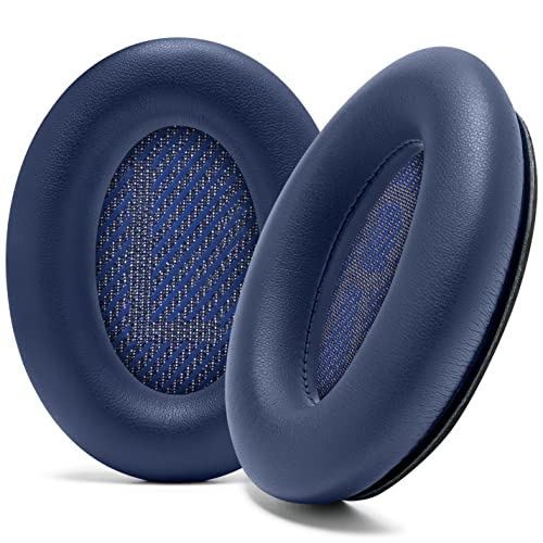 WC Wicked Cushions Extra Dicke Ersatzohrpolster für Bose QC45 (QuietComfort 45) Kopfhörer |Midnight Blue von WC