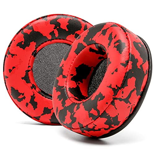 WC Wicked Cushions Extra Thick Premium Earpads for Skullcandy Hesh Wired & Hesh 2 Wireless Headphones - Red Camo von WC