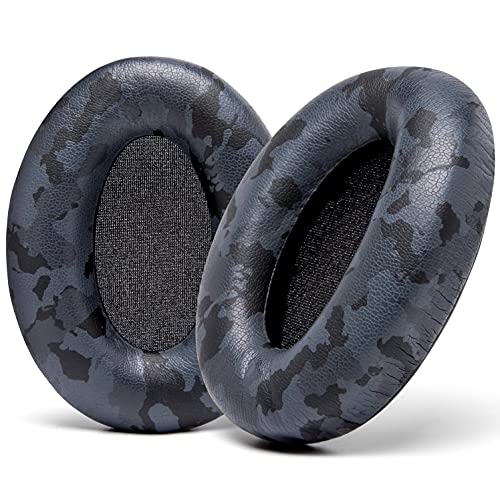 WC Wicked Cushions Extra Thick Replacement Earpads Compatible with Sony WH-1000XM3 Headphones - Black Camo von WC