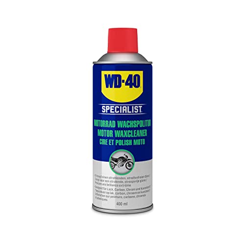 WD-40 Specialist Motorrad Wachspolitur 400ml | Motorrad Pflege | Motorbike Spray von WD-40 Specialist