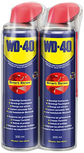 WD-40 Multifunktionsprodukt Smart Straw | 2x300ml | Schmiert, schützt, reinigt & löst | Verdrängt Feuchtigkeit | Für Metall, Gummi & Kunststoff | 360°-Ventil | Punkt- & Flächensprühung WD-40 Multifunktionsprodukt Smart Straw | 2x300ml | Schmiert, schützt, reinigt & löst | Verdrängt Feuchtigkeit | Für Metall, Gummi & Kunststoff | 360°-Ventil | Punkt- & Flächensprühung von WD-40