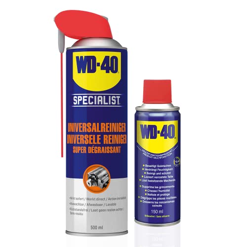 WD-40 SPECIALIST Universal SET besteht aus 1x SPECIALIST Universalreiniger 500 ml & 1x Multifunktionsprodukt 150 ml von WD-40