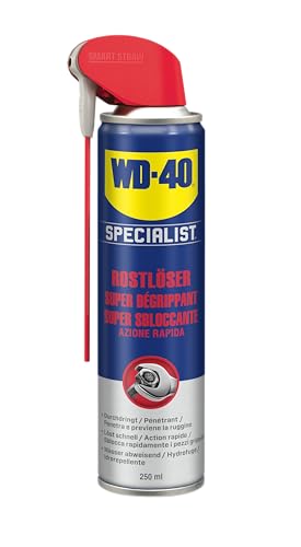 WD-40 Specialist Rostlöser 250 ml – Kriechöl mit Tiefenwirkung für festsitzende Schrauben & Metallteile, löst Rost in Sekunden, verdrängt Feuchtigkeit & hinterlässt langanhaltenden Korrosionsschutz WD-40 Specialist Rostlöser 250 ml – Kriechöl mit Tiefenwirkung für festsitzende Schrauben & Metallteile, löst Rost in Sekunden, verdrängt Feuchtigkeit & hinterlässt langanhaltenden Korrosionsschutz von WD-40