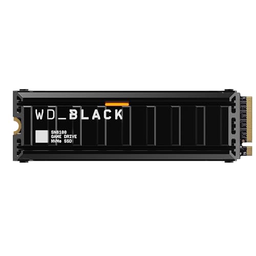 WD_Black SN8100 2 TB PCIe 5.0x4 NVMe M.2 SSD mit Kühlkörper, Lesegeschwindigkeiten von bis zu 14.900 MB/s, Schreibgeschwindigkeiten von bis zu 14.000 MB/s, TLC 3D CBA NAND WD_Black SN8100 2 TB PCIe 5.0x4 NVMe M.2 SSD mit Kühlkörper, Lesegeschwindigkeiten von bis zu 14.900 MB/s, Schreibgeschwindigkeiten von bis zu 14.000 MB/s, TLC 3D CBA NAND von WD_BLACK