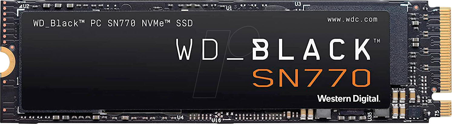 WDS200T3X0E - WD_BLACK SN770 NVMe SSD 2TB, M.2 von WD_BLACK