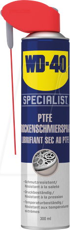 WD 40 491039 - WD-40 SPECIALIST, PTFE Trockenschmierspray, 300 ml WD 40 491039 - WD-40 SPECIALIST, PTFE Trockenschmierspray, 300 ml von WD COMPANY