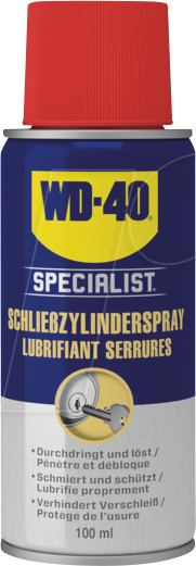 WD 40 49462 - WD-40 SPECIALIST, Schließzylinderspray, 100 ml WD 40 49462 - WD-40 SPECIALIST, Schließzylinderspray, 100 ml von WD COMPANY