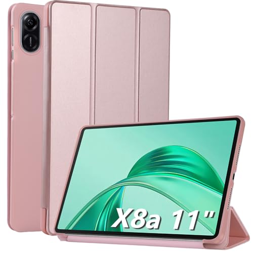 WD&CD Hülle kompatibel mit Honor Pad X8a 11", Schutzhülle Ultradünne PU Leder kompatibel mit Honor Pad X8a 11" mit Standfunktion und Auto Schlaf/Wach- Roségold WD&CD Hülle kompatibel mit Honor Pad X8a 11", Schutzhülle Ultradünne PU Leder kompatibel mit Honor Pad X8a 11" mit Standfunktion und Auto Schlaf/Wach- Roségold von WD&CD