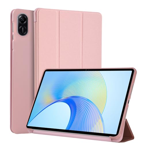 WD&CD Hülle kompatibel mit Honor Pad X9 11.5" 2023 /X8 Pro 11.5" 2023, Ultra Dünn Case kompatibel mit Standfunktion, Roségold von WD&CD