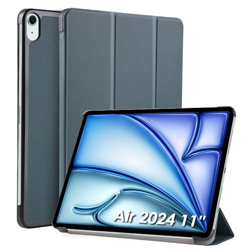 WD&CD Hülle kompatibel mit iPad Air 2024 11 Zoll 2024, Ultra Dünn Case mit Standfunktion Auto Sleep Wake Up Funktion- Grün WD&CD Hülle kompatibel mit iPad Air 2024 11 Zoll 2024, Ultra Dünn Case mit Standfunktion Auto Sleep Wake Up Funktion- Grün von WD&CD
