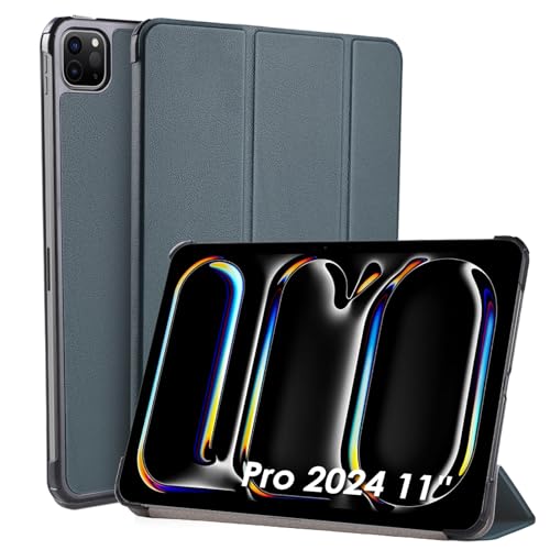 WD&CD Hülle kompatibel mit iPad Pro 2024 11 Zoll 2024, Ultra Dünn Case mit Standfunktion Auto Sleep Wake Up Funktion- Grün WD&CD Hülle kompatibel mit iPad Pro 2024 11 Zoll 2024, Ultra Dünn Case mit Standfunktion Auto Sleep Wake Up Funktion- Grün von WD&CD