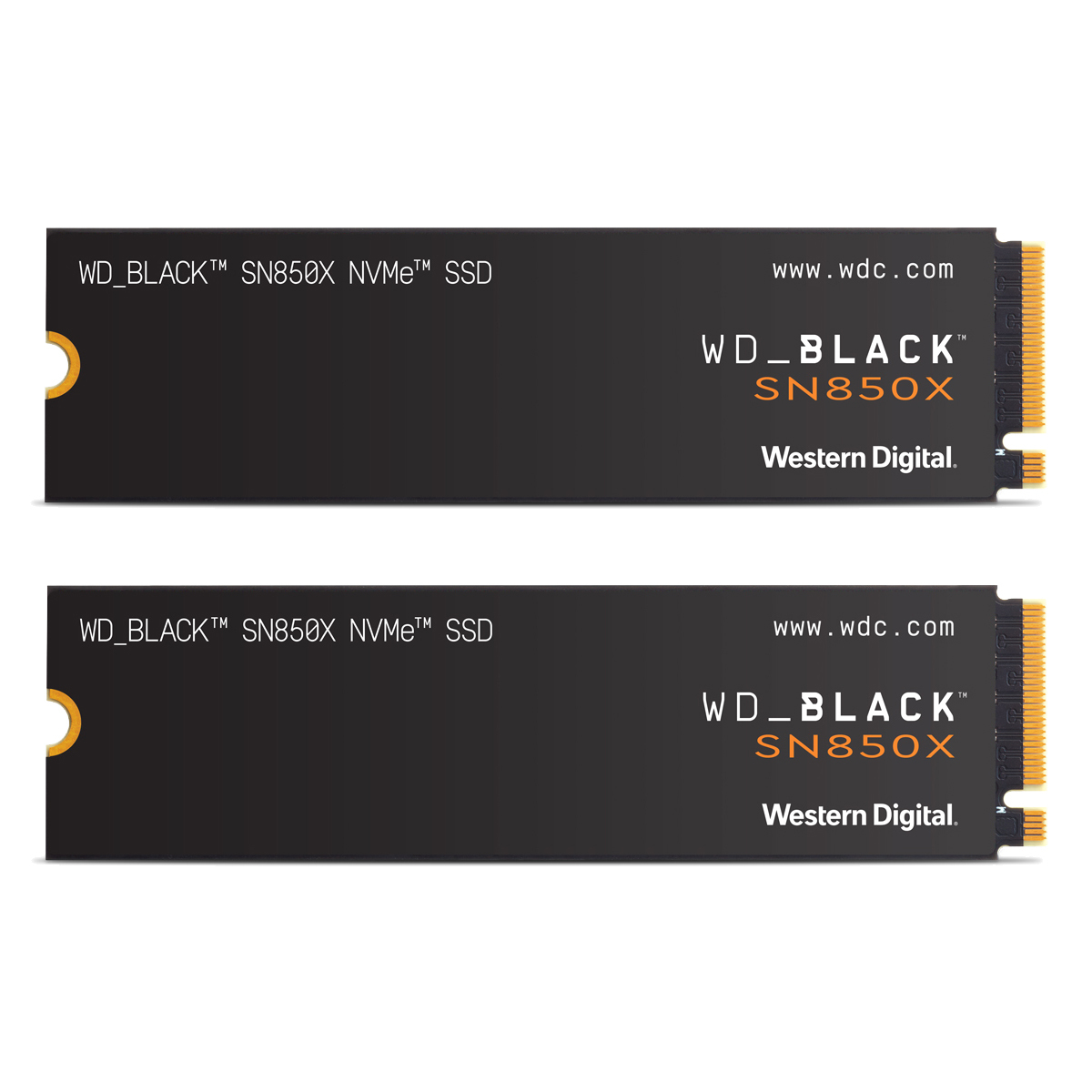 2er Pack WD_BLACK SN850X NVMe SSD 2TB M.2 2280 PCIe Gen4 Internes Solid-State-Module von WD