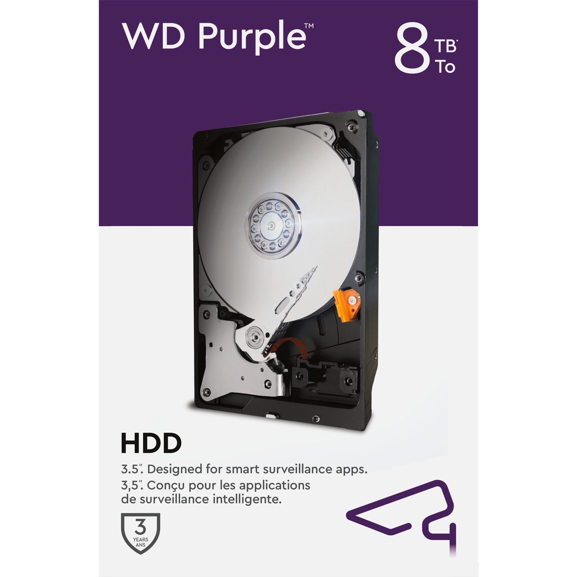 Purple 8 TB, Festplatte von WD