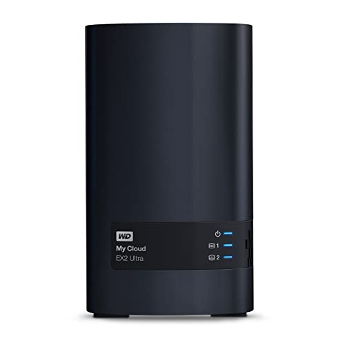 WD 4TB My Cloud EX2 Ultra 2-bay NAS - Network Attached Storage RAID, file sync, streaming, media server, with WD Red drives, HDD von WD