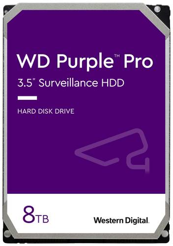 WD 8TB Interne Festplatte 8.9cm (3.5 Zoll) SATA WD8001PURP Retail von WD