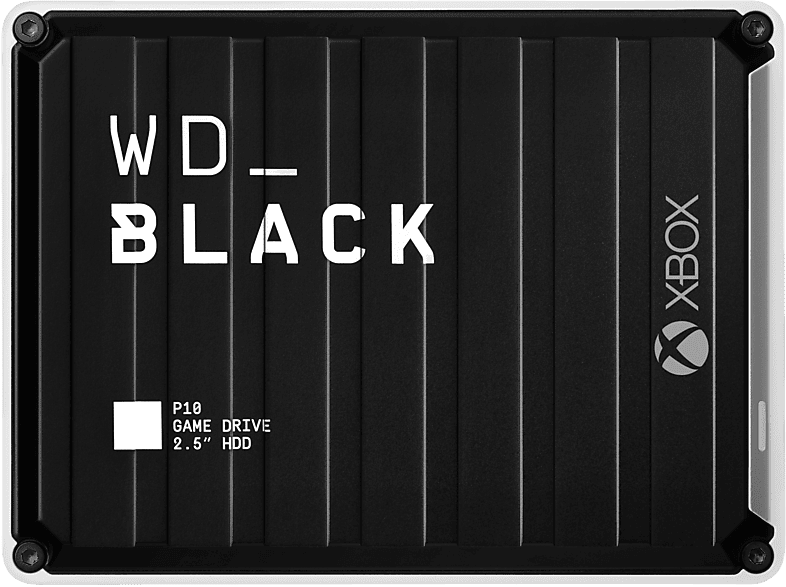 WD_BLACK™ P10 Game Drive für Xbox One 2 TB, 2,5 Zoll, Gaming Festplatte, Schwarz/Weiß von WD
