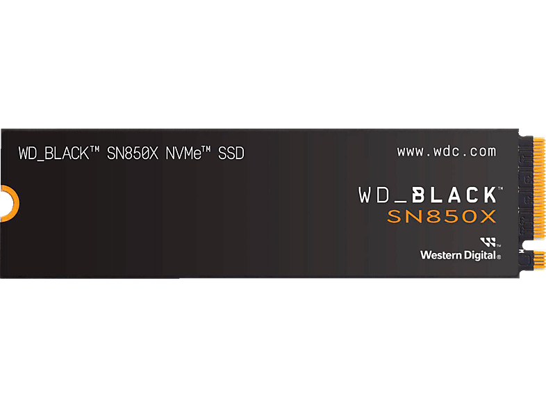 WD. _BLACK™ SN850X M.2 2280 NVMe™ SSD, PCIe® Gen4, 7.200 MB/s Lesen, 6.600 Schreiben 8 TB SSD M.2, intern von WD.