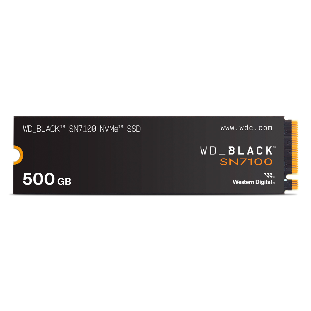 WD_BLACK SN7100 SSD 500GB M.2280 PCIe Gen4 NVMe Internes Solid-State-Module WD_BLACK SN7100 SSD 500GB M.2280 PCIe Gen4 NVMe Internes Solid-State-Module von WD