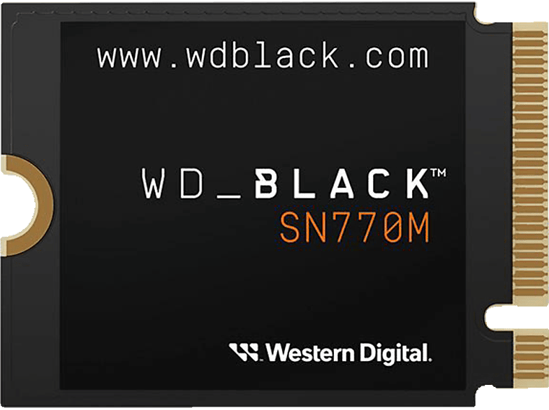 WD_BLACK SN770M M.2 2230 NVMe SSD, 2 TB SSD PCI Express, intern von WD.