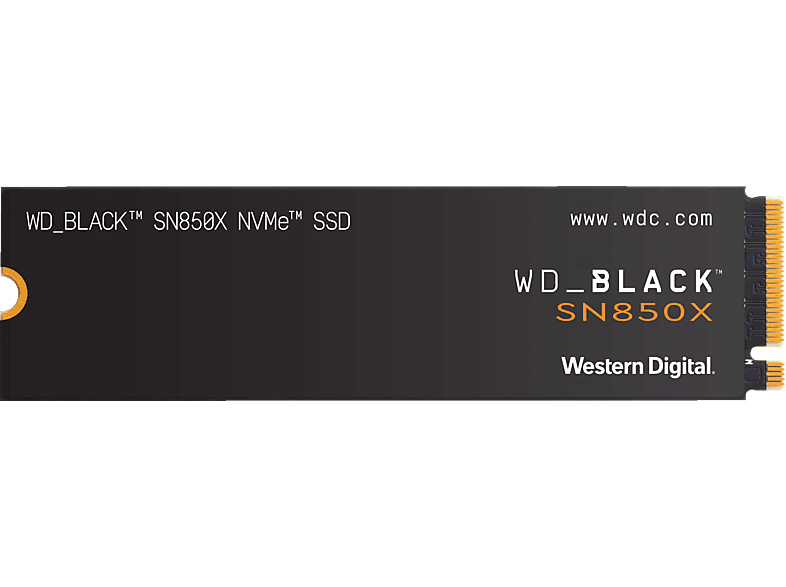 WD_BLACK SN850X NVMe SSD WDBB9G0010BNC Retail, 1 TB PCI Express, intern von WD