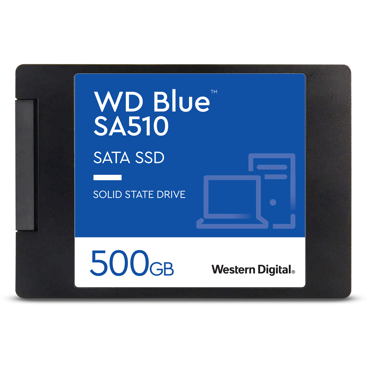 WD Blue SA510 SSD 500GB 2.5 Zoll SATA 6 Gbit/s - interne Solid-State-Drive von WD