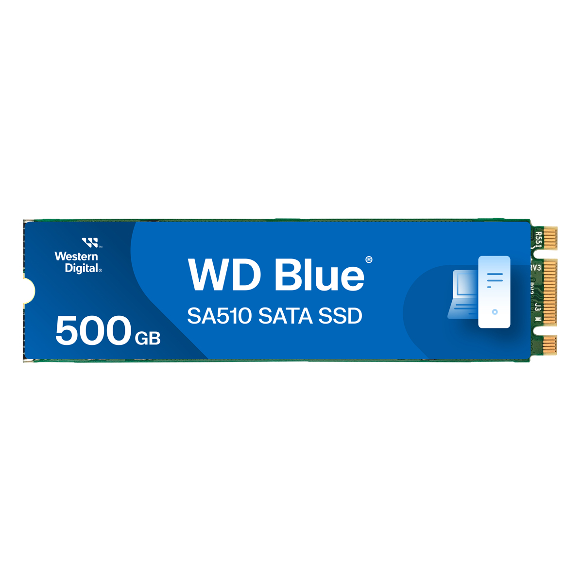 WD Blue SA510 SSD 500GB M.2 2280 SATA 6 Gbit/s - interne Solid-State-Drive von WD