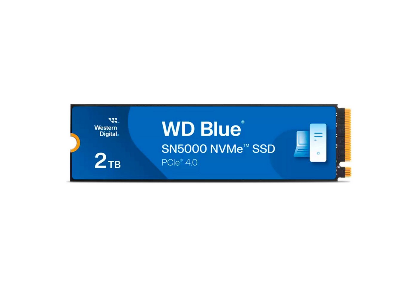 Western Digital WD Blue SN5000 2 TB, SSD, (PCIe 4.0 x4, NVMe, M.2 SSD-Festplatte (2 TB) 2.5" von Western Digital