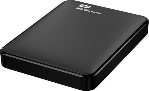 WD Elements 2TB Externe Festplatte 6.35cm (2.5 Zoll) USB 3.2 Gen 1 (USB 3.0) Schwarz WDBU6Y0020BBK-W von WD