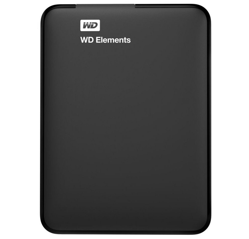 WD Elements Portable 2 TB, 2,5 Zoll HDD, USB 3.0, Schwarz (00184858) externe HDD-Festplatte von WD