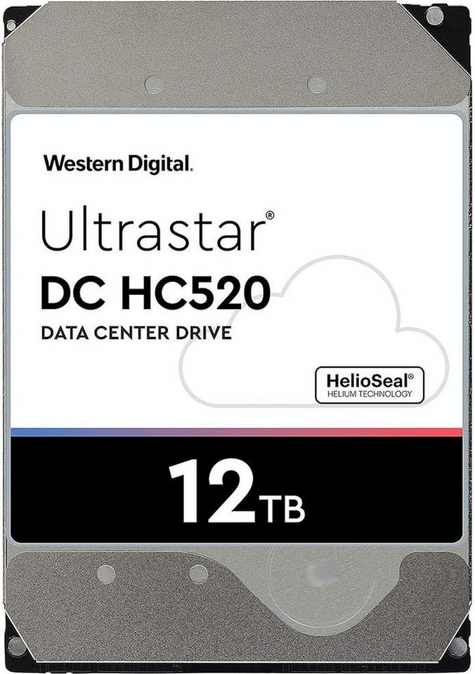 WD HGST Ultrastar DC HC520 12TB HUH721212ALE601 3,5 Zoll HDD SATA3 interne HDD-Festplatte von WD