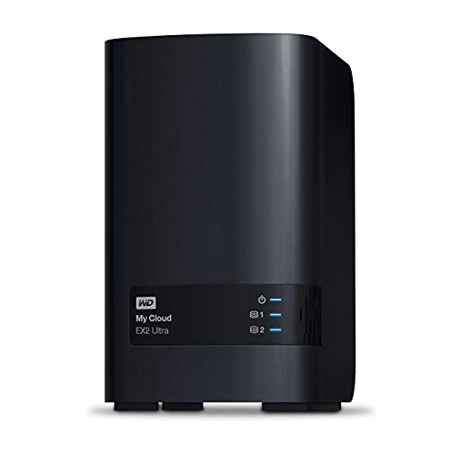 WD My Cloud EX2 Ultra 24 TB Netzwerkspeicher für Backups (ortsunabhängig, zentrale Netzwerk-Backups, Datensicherheit, My Cloud OS 5, flüssiges Streaming) von WD