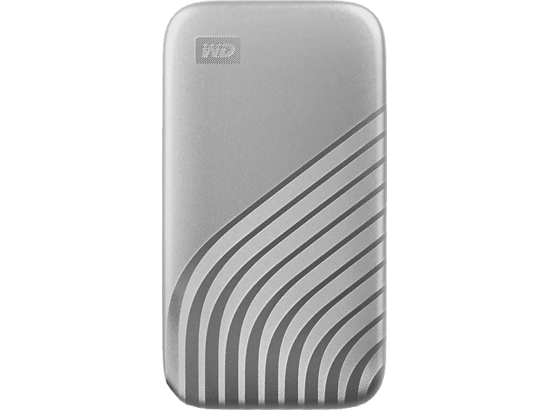 WD My Passport™ Festplatte, 1 TB SSD, 2,5 Zoll, extern, Silber von WD