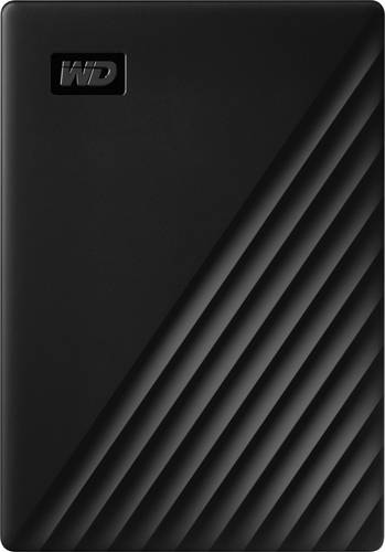 WD My Passport 1TB Externe Festplatte 6.35cm (2.5 Zoll) USB 3.2 Gen 1 (USB 3.0) Schwarz WDBYVG0010BB von WD