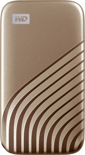 WD My Passport 500GB Externe SSD-Festplatte 6.35cm (2.5 Zoll) USB-C® Gold WDBAGF5000AGD-WESN von WD