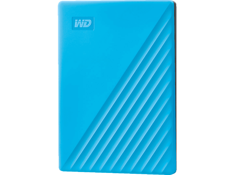 WD My Passport Festplatte, 2 TB HDD, 2,5 Zoll, extern, Blau von WD