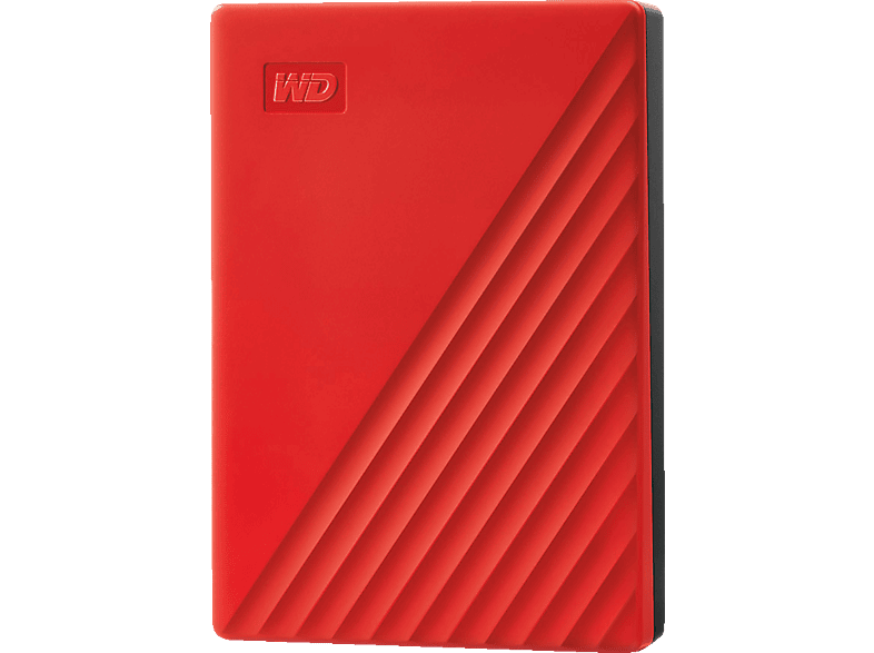 WD _My Passport Festplatte, 4 TB HDD, 2,5 Zoll, extern, Rot WD _My Passport Festplatte, 4 TB HDD, 2,5 Zoll, extern, Rot von WD