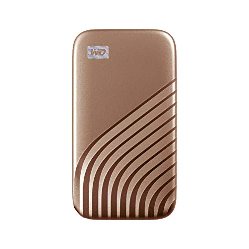 WD My Passport SSD 2 TB mobiler SSD Speicher (NVMe-Technologie, USB-C und USB 3.2 Gen-2 kompatibel, Lesen 1050 MB/s, Schreiben 1000 MB/s) Rose Gold von WD