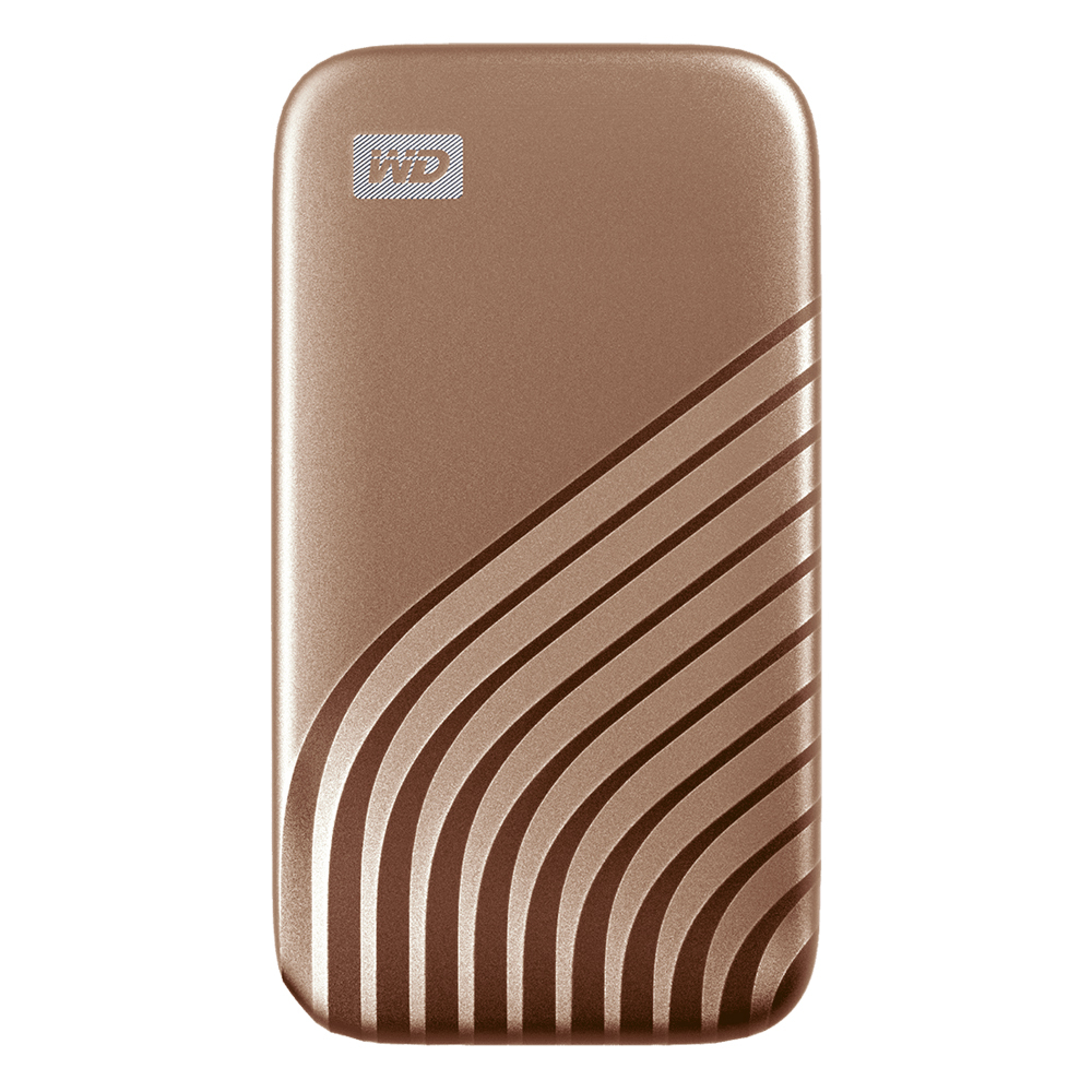 WD My Passport SSD 2TB Rose Gold Externe Solid-State-Drive, USB 3.2 Gen 2x1 von WD