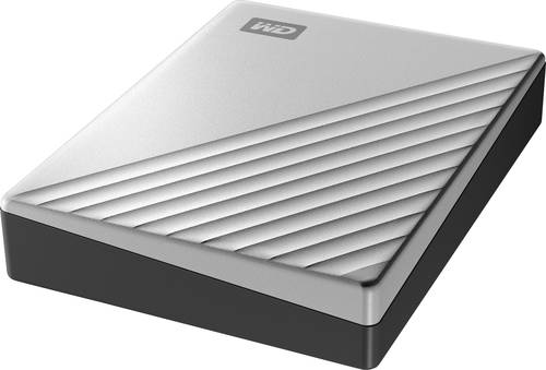 WD My Passport Ultra 4TB Externe Festplatte 6.35cm (2.5 Zoll) USB-C® Silber WDBFTM0040BSL-WESN von WD